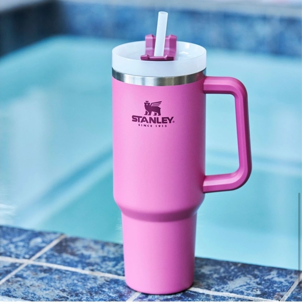 Stanley RARE Adventure 40oz Stainless Steel Quencher Tumbler - Azalea Pink